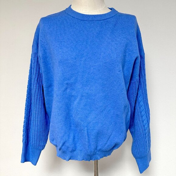 Zesica Cable Knit Sleeve Sweater - Picture 3 of 9